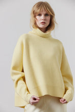 Load image into Gallery viewer, Nico Oversized Sweater-Lemon