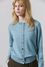 Load image into Gallery viewer, Sylvia Merino Cardigan-Pale Cerulean