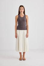 Load image into Gallery viewer, Juna Ribbed Tank-Driftwood