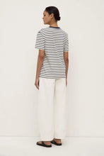 Load image into Gallery viewer, Leony Stripe Tee True Navy/Antique White