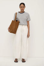 Load image into Gallery viewer, Leony Stripe Tee True Navy/Antique White