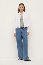 Load image into Gallery viewer, Lilah Linen Boxy Shirt-White