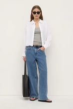 Load image into Gallery viewer, Lilah Linen Boxy Shirt-White