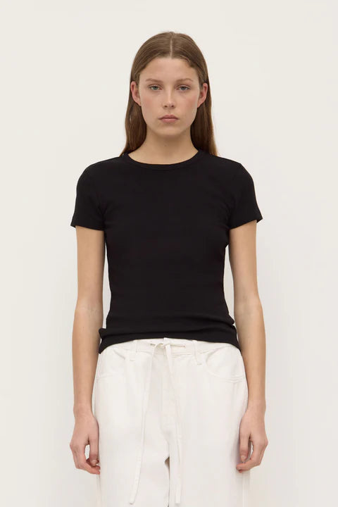 Assembly Label Linley Rib Tee-Black – Truly Boutique Gisborne