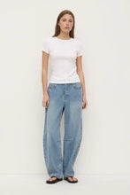 Load image into Gallery viewer, Linley Rib Tee-White