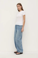 Load image into Gallery viewer, Linley Rib Tee-White