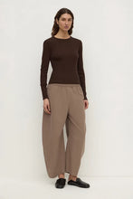 Load image into Gallery viewer, Elaine Washed Cotton Pant-Dark Sand