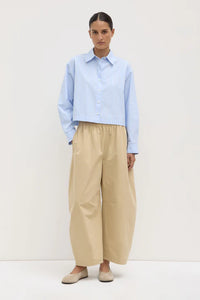 Lola Barrel Pant-Tan