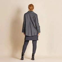 Load image into Gallery viewer, Denim Swing Coat-Black