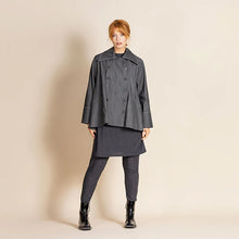 Load image into Gallery viewer, Denim Swing Coat-Black