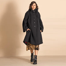 Load image into Gallery viewer, Dublin Tuck Coat-Black