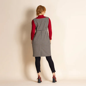 Houndstooth Tailored Shift