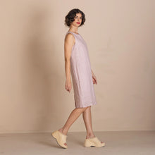 Load image into Gallery viewer, Linen Pleat Shift-Blush, Fern &amp; Taupe