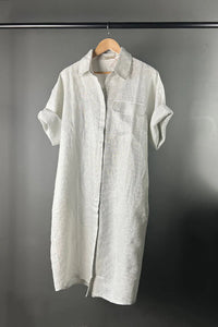 Sunshine Shirt Dress-Silver