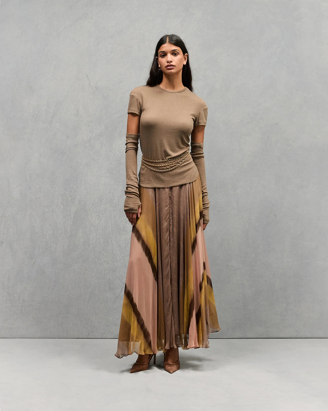 Mastin Skirt-Rainbow Powder