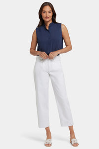 Balloon Jean Ankle-Optic White