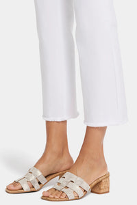 Marilyn Ankle Frayed Hems-Optic White