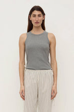Load image into Gallery viewer, Mara Rib Tank-Charcoal Marle