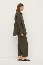 Load image into Gallery viewer, Marigold Poplin Long Sleeve Shirt-Moss