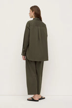 Load image into Gallery viewer, Marigold Poplin Long Sleeve Shirt-Moss