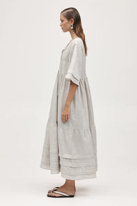 Nellie Dress-Twill Stripe