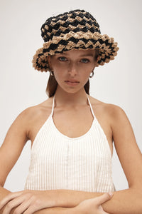 Lola Hat-Natural/Black