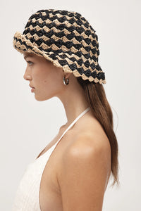 Lola Hat-Natural/Black