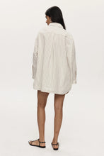 Load image into Gallery viewer, Edie Shirt-Ivory Stripe