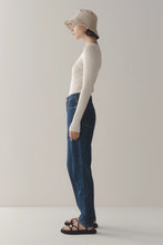 Load image into Gallery viewer, Straight Leg Jean-Mid Blue
