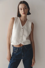 Load image into Gallery viewer, Kate Waistcoat-Ivory