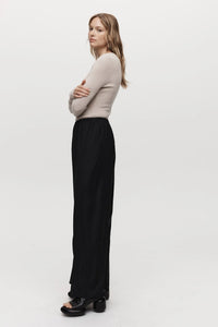 Alicia Pant-Black 100% Wool Twill