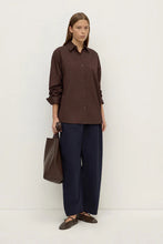 Load image into Gallery viewer, Micha Poplin L/S Shirt-Ganache