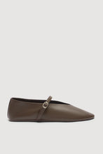 Load image into Gallery viewer, Millie Leather Ballet Flat-Walnut