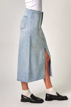 Load image into Gallery viewer, Recut Maxi Skirt-Light Vintage Indigo