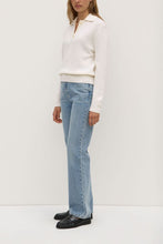 Load image into Gallery viewer, Annabelle Wool Cashmere Knit Polo-Cream