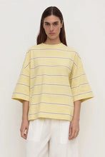 Load image into Gallery viewer, Nora Cotton Stripe Oversized Tee-Rind Stripe