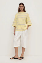 Load image into Gallery viewer, Nora Cotton Stripe Oversized Tee-Rind Stripe