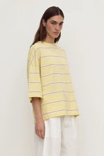 Load image into Gallery viewer, Nora Cotton Stripe Oversized Tee-Rind Stripe
