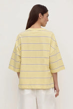 Load image into Gallery viewer, Nora Cotton Stripe Oversized Tee-Rind Stripe