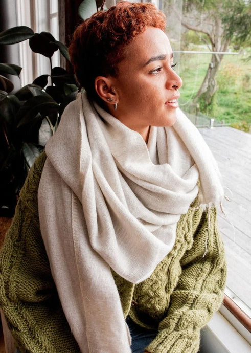 Oatmeal Shawl/Scarf