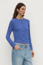 Load image into Gallery viewer, Orina Cotton Cashmere Cardigan-New Blue