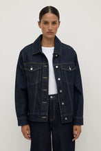 Load image into Gallery viewer, Denim Oversized Jacket-Rinse