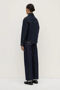 Denim Oversized Jacket-Rinse