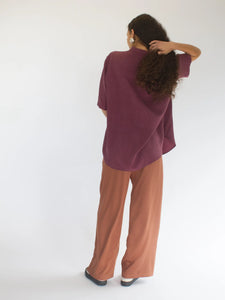 Painter Shirt-Plum