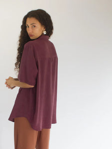 Painter Shirt-Plum