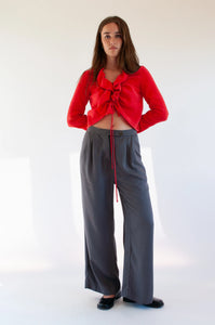 Shall We Blouse-Tomato