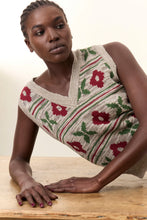 Load image into Gallery viewer, Mundo Flower Sweater-Beige