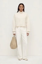 Load image into Gallery viewer, Paris Wool Cashmere Knit Turtleneck-White