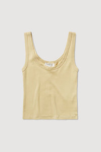 Paulina Scoop Tank-Chamomile