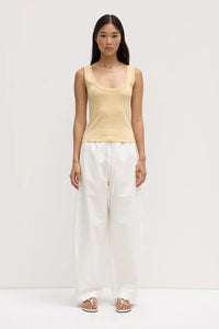 Paulina Scoop Tank-Chamomile
